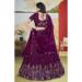 Picture of Admirable Chiffon Saddle Brown Lehenga Choli
