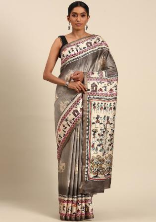 Picture of Fascinating Cotton Rosy Brown Saree