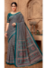Picture of Gorgeous Cotton Dim Gray Saree
