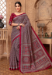 Picture of Shapely Cotton Dim Gray Saree