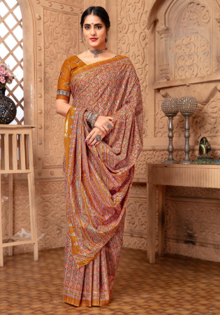 Picture of Superb Cotton Peru Saree