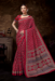 Picture of Sublime Cotton Dark Red Saree