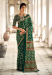 Picture of Superb Cotton Dark Green Saree