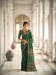 Picture of Superb Cotton Dark Green Saree