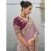 Picture of Pleasing Silk Rosy Brown Saree