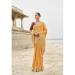 Picture of Magnificent Silk Golden Rod Saree