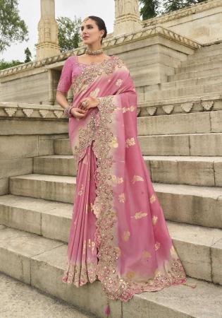 Picture of Appealing Silk Light Coral Saree
