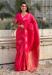 Picture of Pretty Silk Dark Red Saree