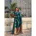 Picture of Sublime Silk Teal Saree