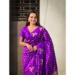 Picture of Gorgeous Silk Dark Orchid Saree