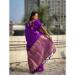 Picture of Gorgeous Silk Dark Orchid Saree