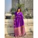 Picture of Gorgeous Silk Dark Orchid Saree