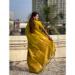 Picture of Lovely Silk Golden Rod Saree
