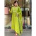 Picture of Ideal Chiffon Yellow Green Readymade Salwar Kameez