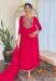 Picture of Charming Chiffon Crimson Readymade Salwar Kameez
