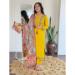Picture of Ravishing Chiffon Golden Readymade Salwar Kameez