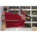 Picture of Grand Georgette Maroon Readymade Gown
