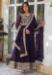 Picture of Sublime Georgette Dark Slate Grey Readymade Gown