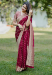 Picture of Magnificent Silk Maroon Saree