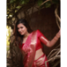 Picture of Lovely Silk Indian Red Saree