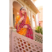 Picture of Delightful Silk Dark Orange Saree