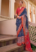 Picture of Comely Silk Dark Slate Grey Saree