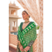 Picture of Shapely Silk Dark Olive Green Saree
