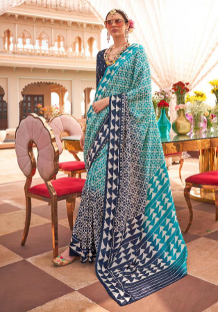 Picture of Appealing Silk Dark Grey Saree