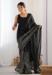 Picture of Superb Georgette Black Saree