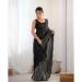 Picture of Superb Georgette Black Saree