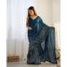 Picture of Exquisite Georgette Dark Slate Grey Saree
