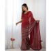 Picture of Nice Georgette Crimson Saree