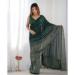 Picture of Excellent Georgette Sea Green Saree