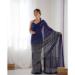Picture of Lovely Georgette Dark Slate Grey Saree