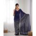 Picture of Lovely Georgette Dark Slate Grey Saree