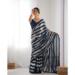Picture of Appealing Georgette Dark Slate Grey Saree