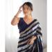 Picture of Comely Georgette Dark Slate Grey Saree