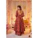 Picture of Pretty Chiffon Maroon Readymade Salwar Kameez