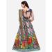 Picture of Well Formed Silk Light Slate Grey Lehenga Choli
