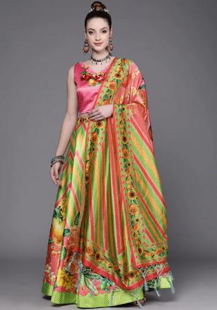 Picture of Excellent Silk Burly Wood Lehenga Choli