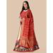 Picture of Well Formed Satin & Silk Maroon Lehenga Choli