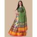 Picture of Alluring Satin & Silk Sea Green Lehenga Choli