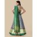 Picture of Pretty Satin & Silk Cadet Blue Lehenga Choli