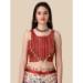 Picture of Elegant Satin & Silk Maroon Lehenga Choli