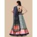 Picture of Excellent Satin & Silk Light Blue Lehenga Choli