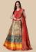 Picture of Classy Satin & Silk Fire Brick Lehenga Choli