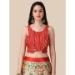 Picture of Classy Satin & Silk Fire Brick Lehenga Choli