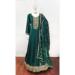 Picture of Beautiful Silk Dark Green Anarkali Salwar Kameez