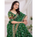 Picture of Marvelous Silk Dark Green Saree
