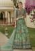 Picture of Amazing Silk Dark Olive Green Party Wear Gown